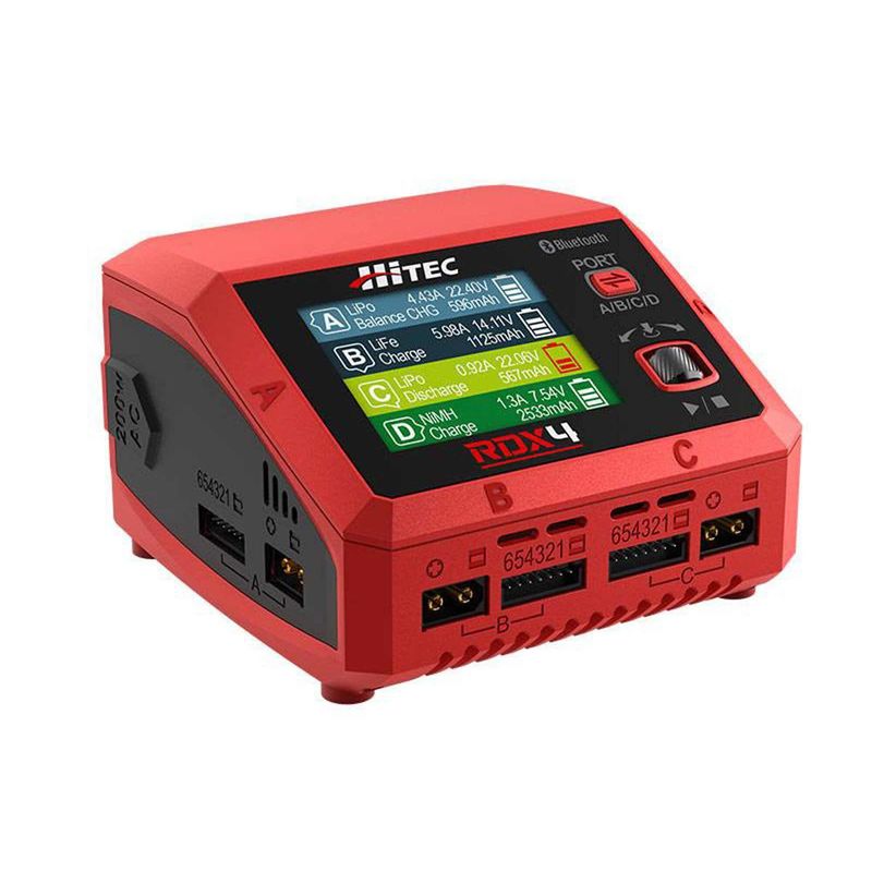 HRC44354 Hitec RDX4 4 Port AC/DC Charger