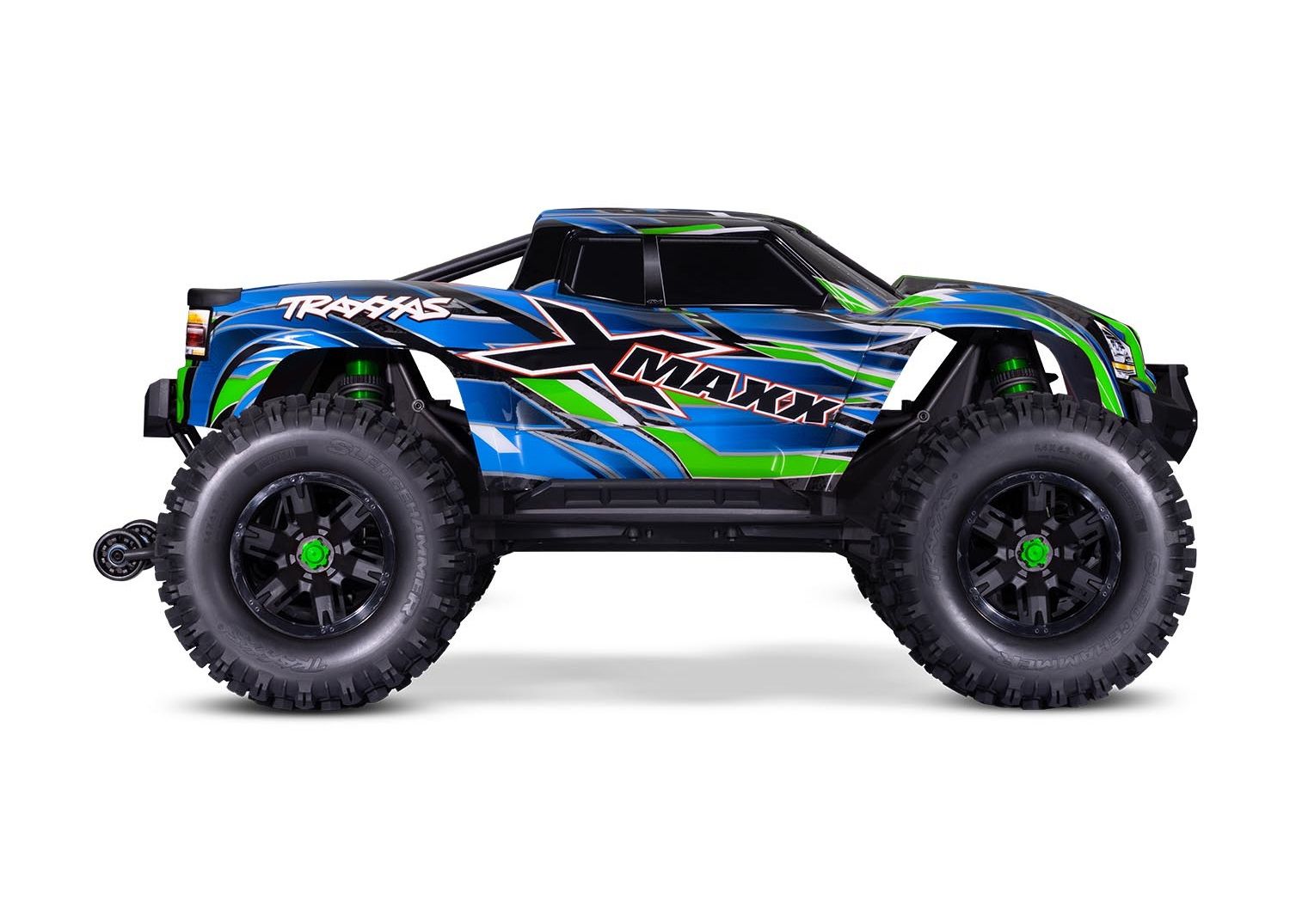 TRA77096-4 Traxxas X-Maxx: Elec Monster Truck, Color: Green