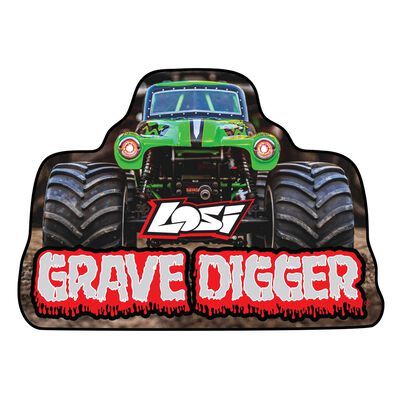 LOS-2271 Losi Grave Digger Sticker