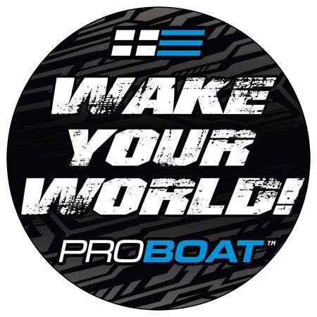 PRBSTK3 Pro Boat Wake Your World Sticker