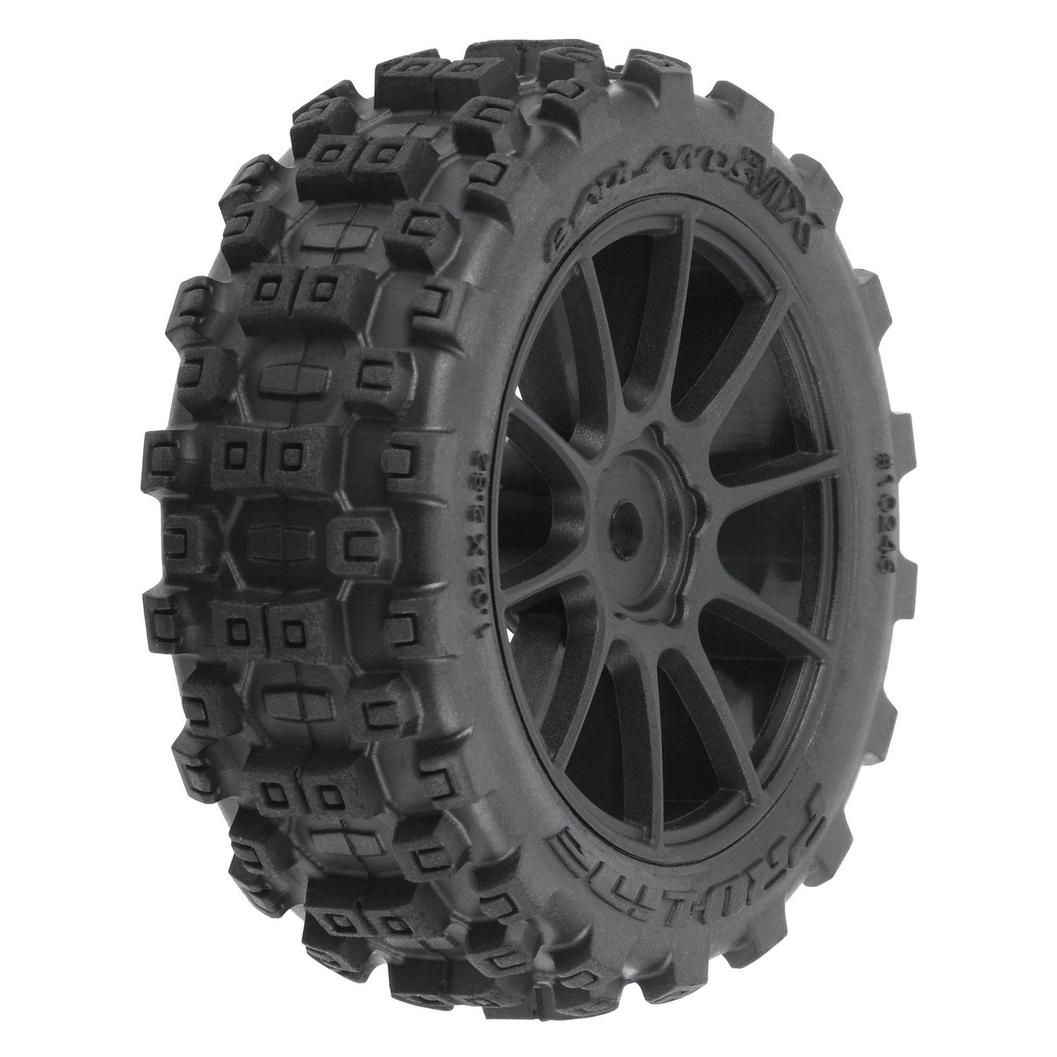 PRO1024610 Pro-Line Racing Badlands MX 1.9" Buggy Tires MTD Mach-10 Black Wheels: Typhon GROM