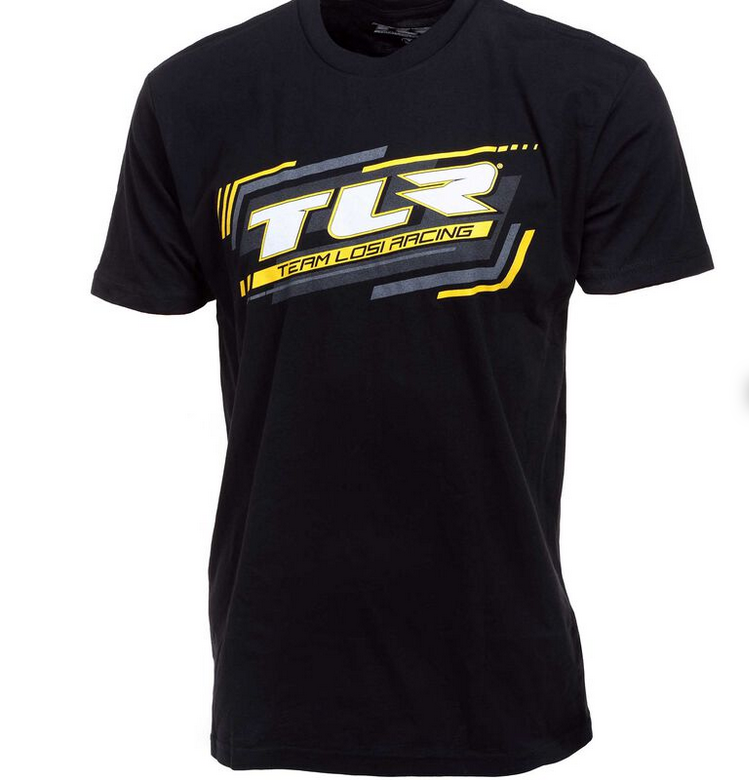 TLR0515XXXL Team Losi Racing Black TLR Block T-Shirt, XXXL