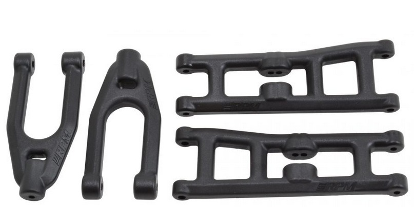RPM81392 RPM ARRMA Front Upper & Lower Suspension Arm Set