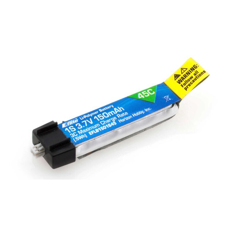 EFLB1501S45 E-Flite 150mAh 1S 3.7V 45C LiPo Battery EFLB1501S45 E-Flite 150mAh 1S 3.7V 45C LiPo Battery