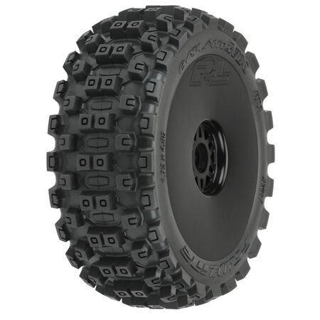 PRO906741 Pro-Line Racing Badlands MX M2 1:8 Buggy MTD Black Wheels F/R