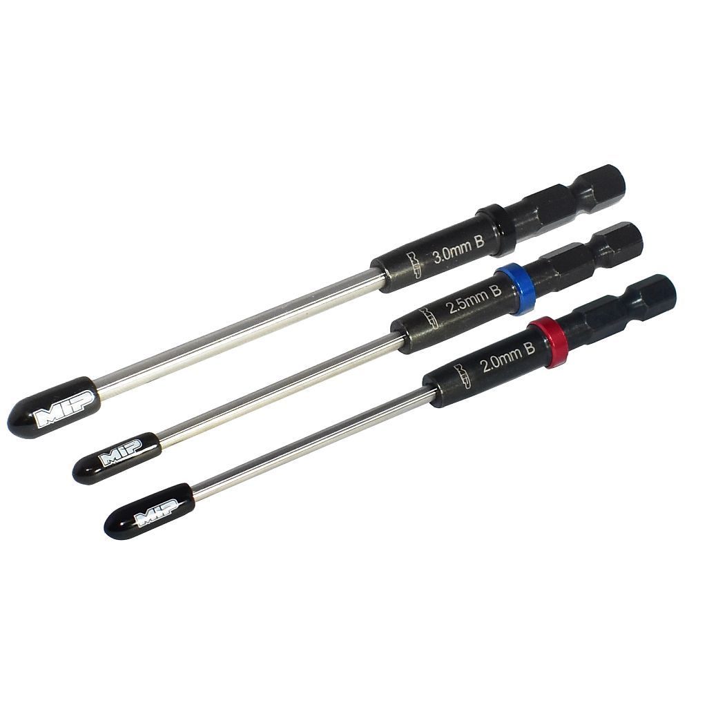 MIP9616 MIP Speed Tip Ball Hex Driver Wrench Set, Gen 2, Metric (3), 2.0mm, 2.5mm, 3.0mm MIP9616 MIP Speed Tip Ball Hex Driver Wrench Set, Gen 2, Metric (3), 2.0mm, 2.5mm, 3.0mm