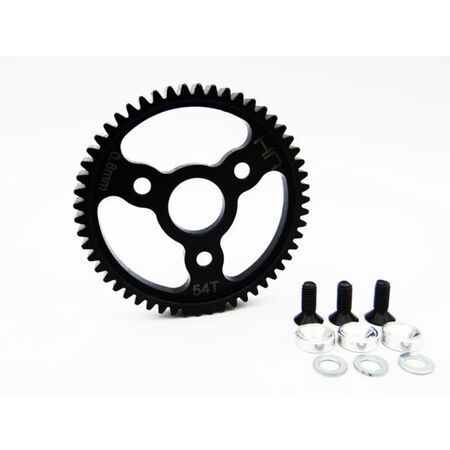 HRASJT254 Hot Racing Steel Spur Gear (54t 0.8 Mod)(Silver): Traxxas