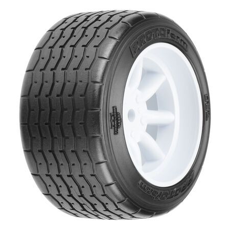 PRM1013917 Protoform VTA Rear Tire 31mm, Mounted White Wheel