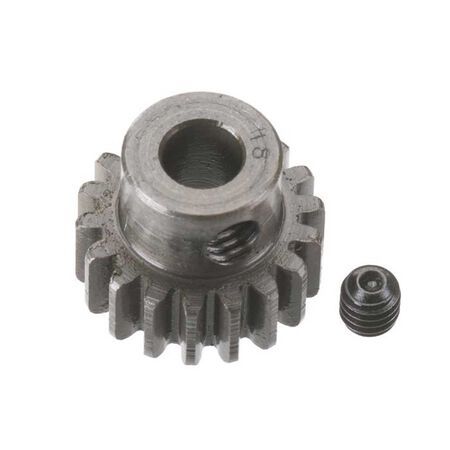 RRP8718 Robinson Racing Products Extra Hard Steel .8 Mod Pinion Gear w/5mm Bore (18T)