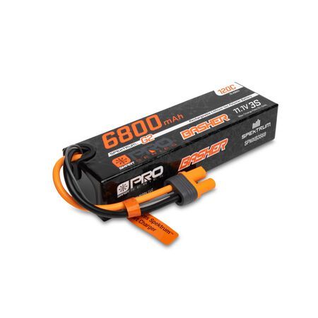 SPMXB3S68 Spektrum 11.1V 6800mAh 3S 120C Smart G2 Pro Basher LiPo: IC5