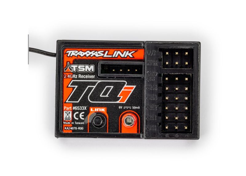 TRA6533X Traxxas Receiver, micro, TQi 2.4GHz with telemetry & TSM® (5-channel)