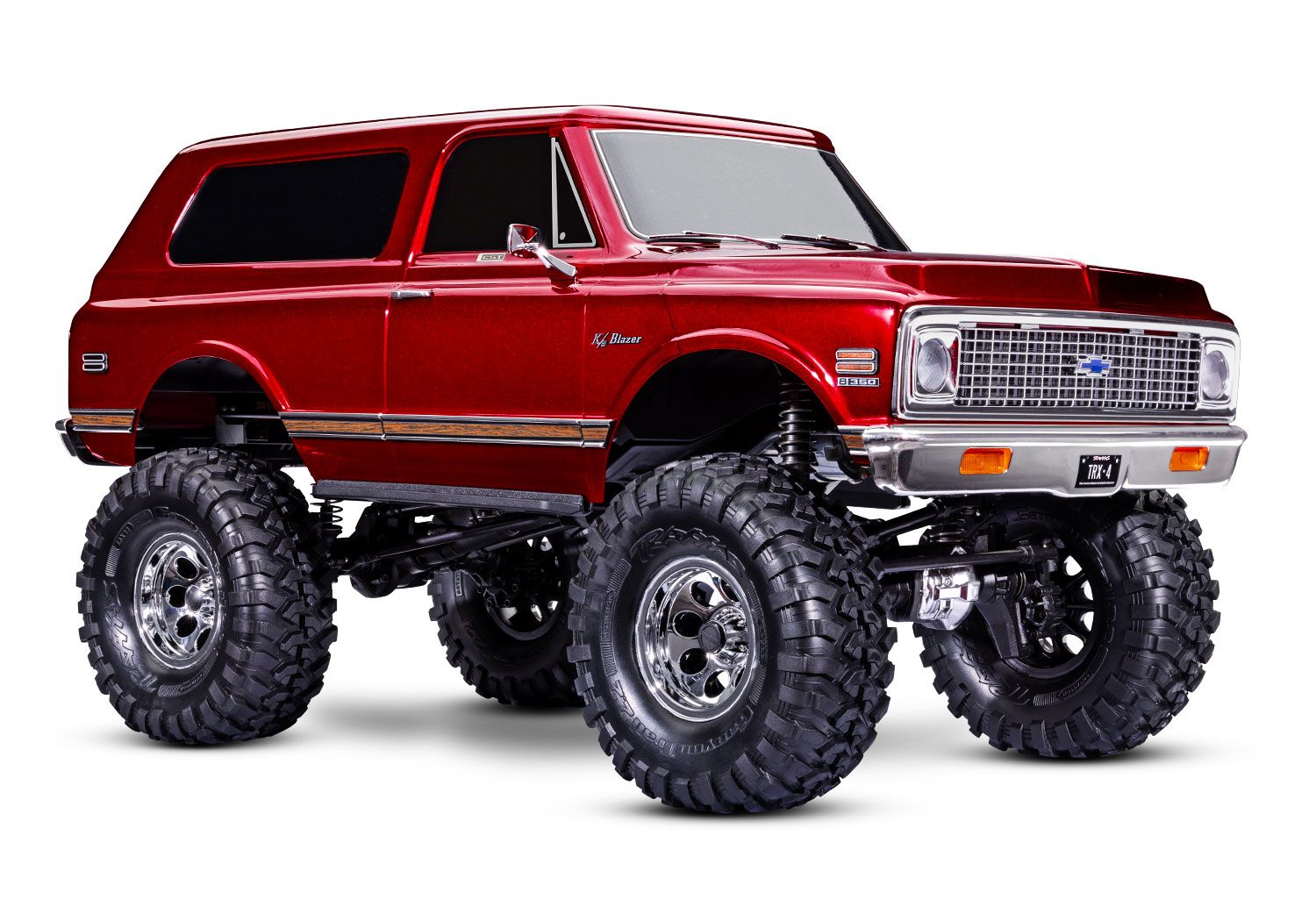 TRA92086-4 Traxxas TRX-4 1972 Chevrolet K5 Blazer High Trail Edition, Color: Red