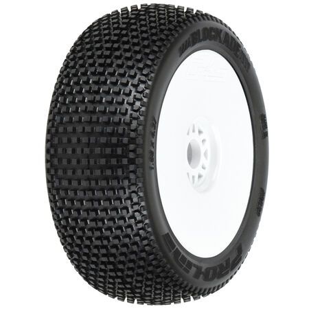 PRO9039233 Pro-Line Racing Blockade S3 1:8 Buggy MTD V2 White Wheels F/R