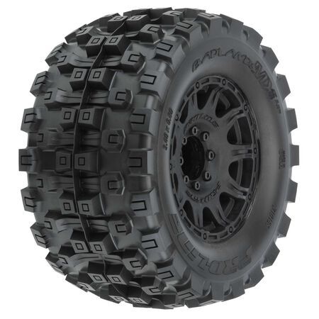PRO1016610 Pro-Line Badlands MX38 HP 3.8" BELTD MTD Raid 8x32 17mm F/R