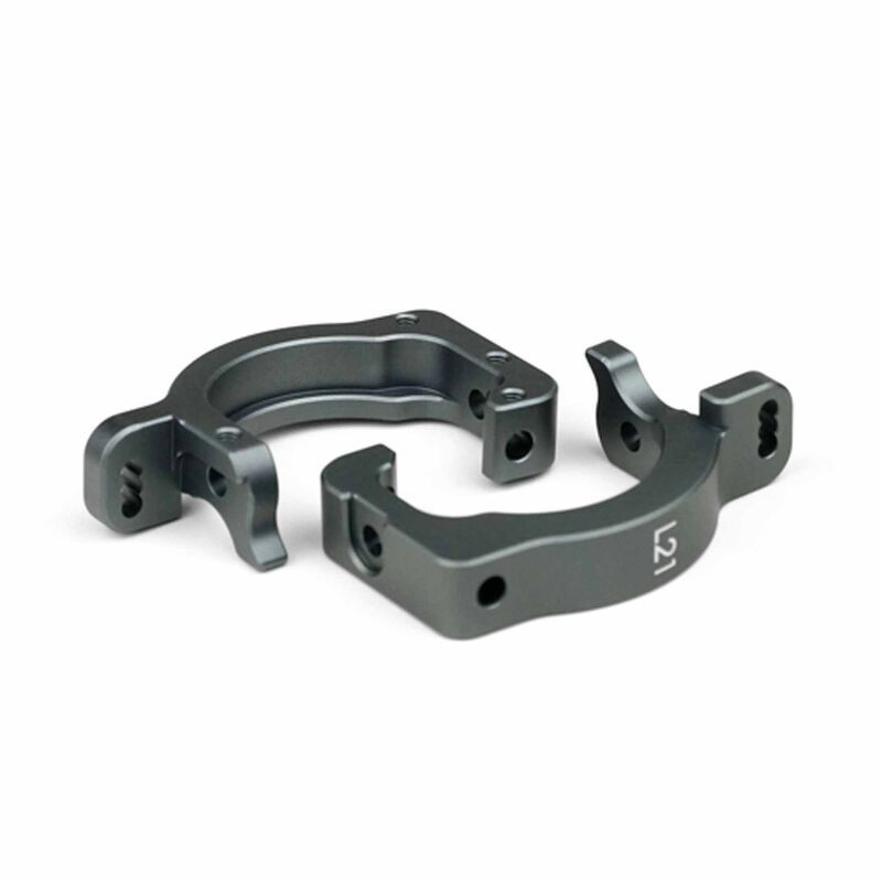 TKR9142C  Tekno RC 21° Aluminum Spindle Carriers (2)