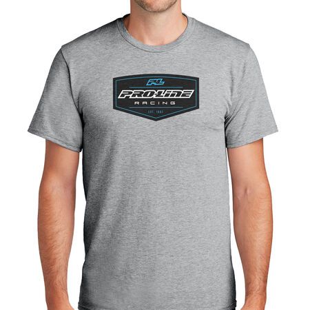 PRO986001 Pro-Line Crest Grey T-Shirt - Small