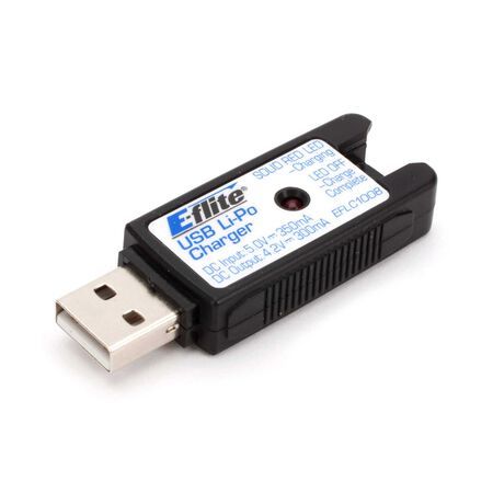 EFLC1008 E-Flite 1S USB Li-Po Charger, 300mA