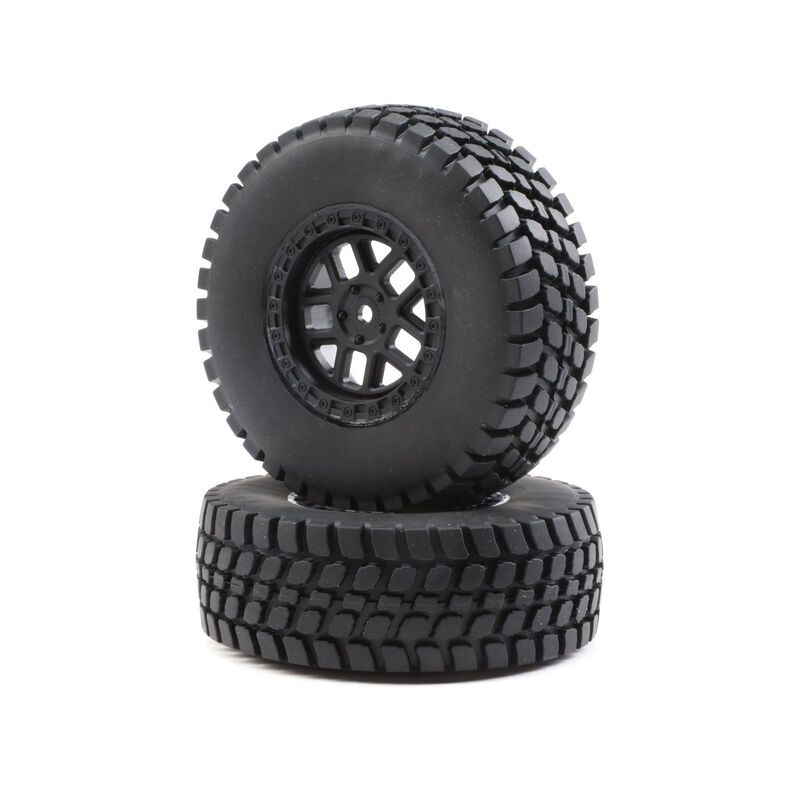 LOS43025 Losi Alpine Wheel and Tire Mounted (2): BR