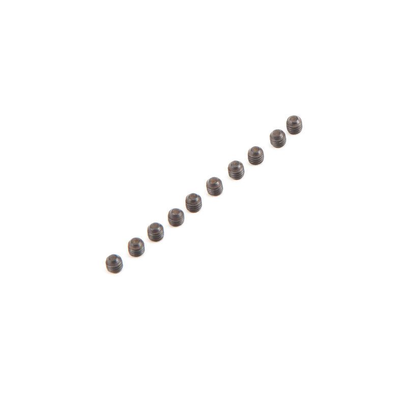 LOS235011 Losi Set Screws, M3 x 3mm Cup Point(10)