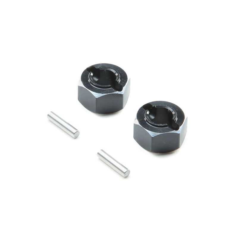 LOS312004 Losi Hex Set, Rear Axle, Aluminum: Mini-T 2.0