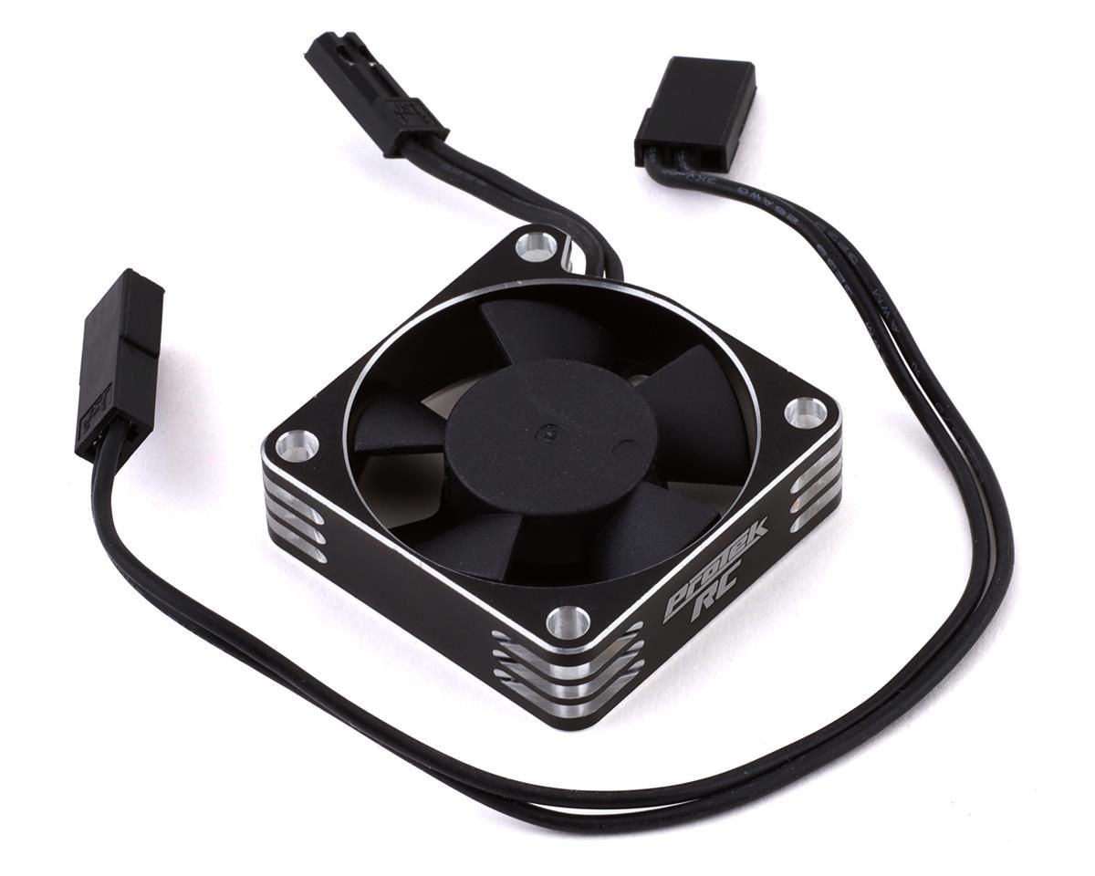 PTK-2113 ProTek RC 35x35x10mm Aluminum High Speed HV Cooling Fan (Silver/Black)