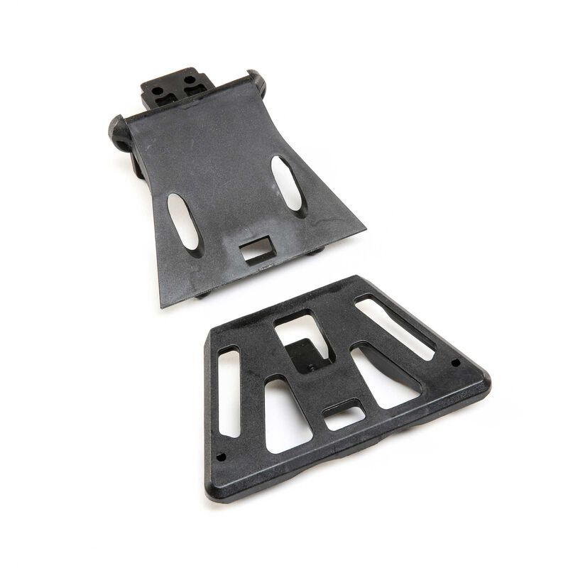LOS251106 Losi Front Skip Plate and Support Brace: SBR 2.0