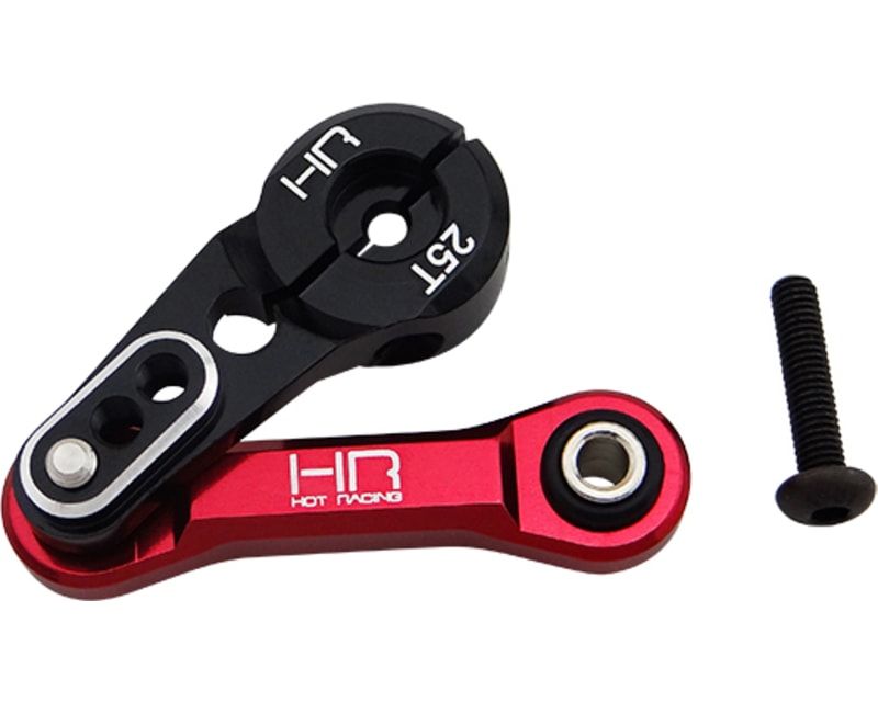 HRAAON48SH25 Hot Racing Aluminum Fixed Link Steering with 25t Servo Arm