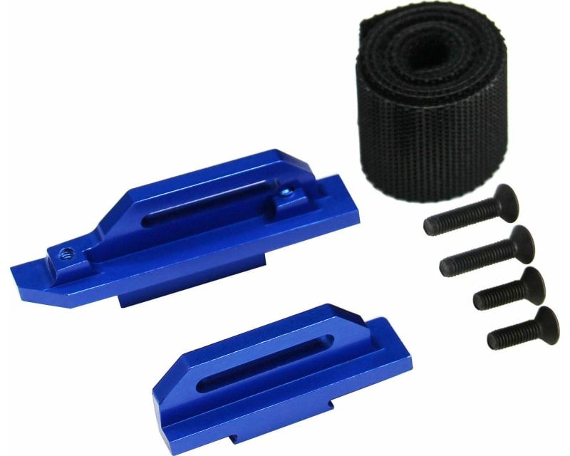 HRALCF126X06 Hot Racing LCG chassis Tall Battery Hold-Downs - Slash 4x4