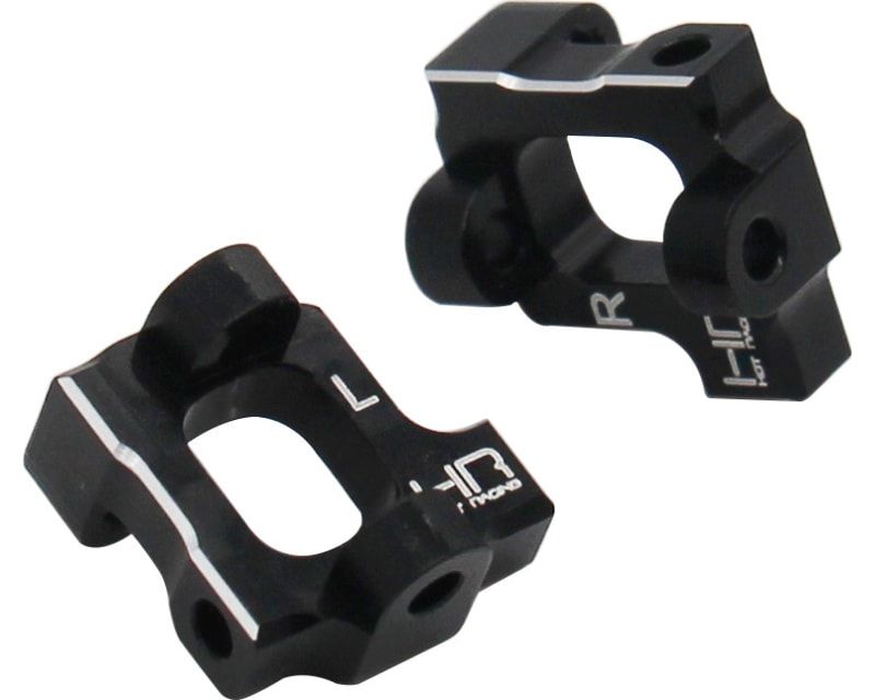 HRAMTT1901 Hot Racing Losi Mini-T 2.0 Aluminum 0° Caster Blocks (Black)