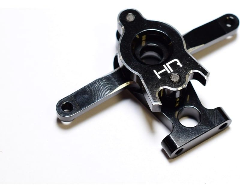 HRAVXS4801 Hot Racing Alum Servo Saver Steering Bellcrank (Blk):1/16 TRA