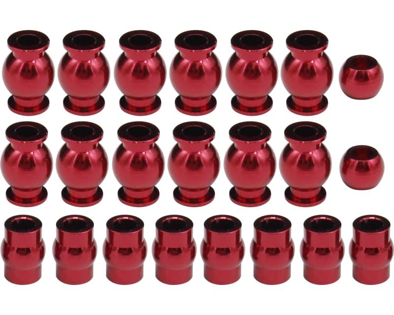 HRAATF160B02 Hot Racing Alum. Pivot Ball Set, for Arrma 1/10 4x4 (22pcs)