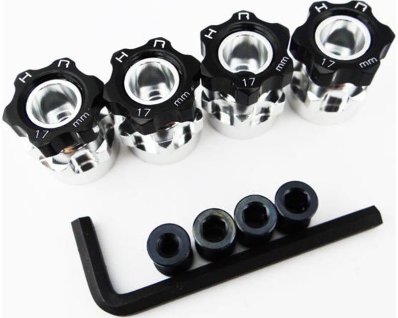 HRAWH17HS01 Hot Racing Hex Hub Adapters, 12mm to 17mm w/ 6mm Offset HRAWH17HS01 Hot Racing Hex Hub Adapters, 12mm to 17mm w/ 6mm Offset
