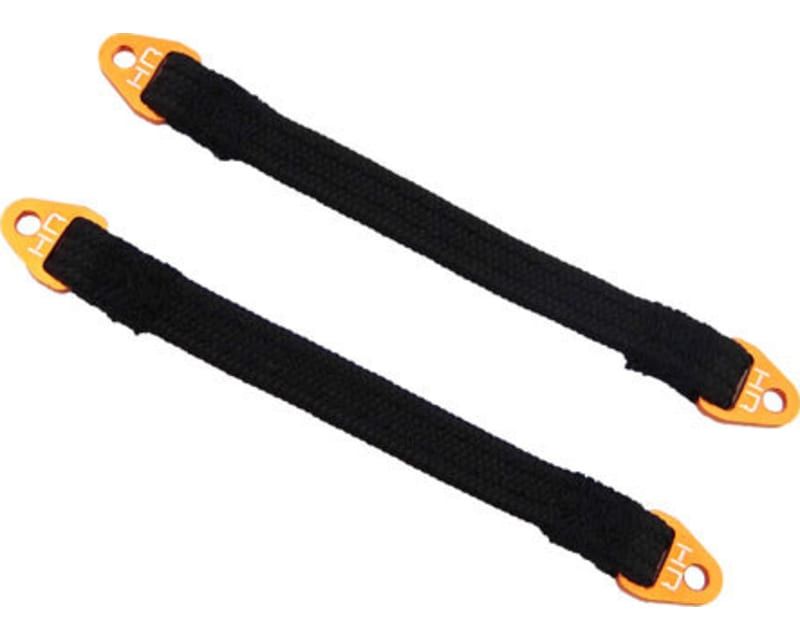 HRASLS100T0303 Hot Racing Suspension Travel Limit Straps 100mm 2pcs