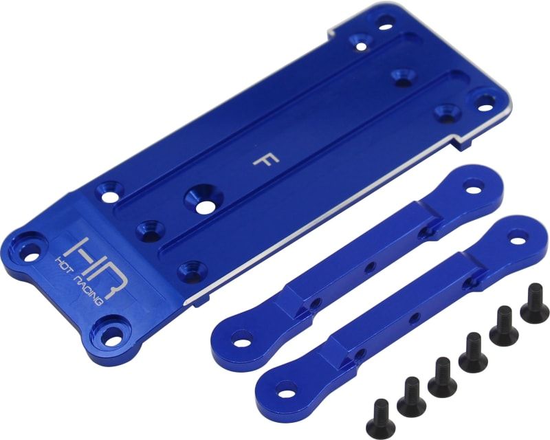 HRAXMX08M06 Hot Racing Aluminum Front Pin Mount Tie Bar for Traxxas X-MAXX