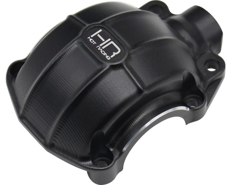 HRATUDR12CF01 Hot Racing Aluminum CNC Differential Covers, for Traxxas Unlimited Desert Racer, Black