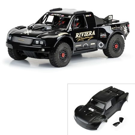 PRO363818 Pro-Line Racing Pre-Cut 1997 Ford F-150 Trophy Truck “Riviera Edition” Tough Color (Black) Body for ARRMA Mojave 4S
