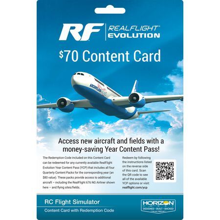 RFL2003 RealFlight Content Card $70