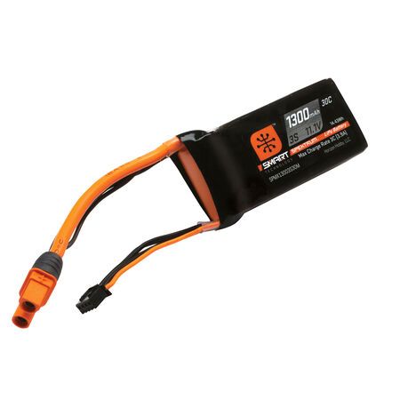 SPMX13003S30M Spektrum 1300mAh 3S 11.1V Smart LiPo Battery 30C IC3