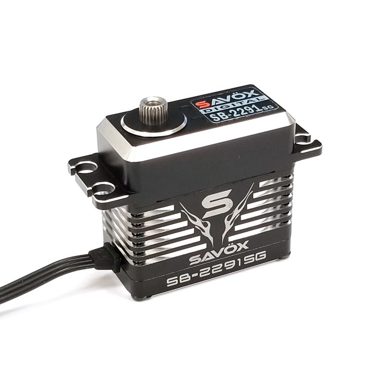 SAVSB2291SG Savox Monster High Speed Brushless Servo, 0.042sec / 347oz @ 8.4v - Black Edition