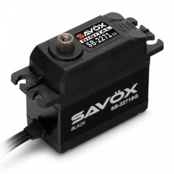 SAVSB2271SG-BE Savox Black Edition High Voltage Brushless Digital Servo 0.065sec / 277oz @ 7.4V