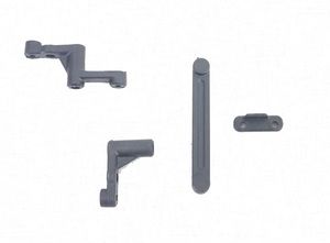 BZN540017 BlackZon Steering Bushes (Bellcranks) & Ackerman Plate, Slyder