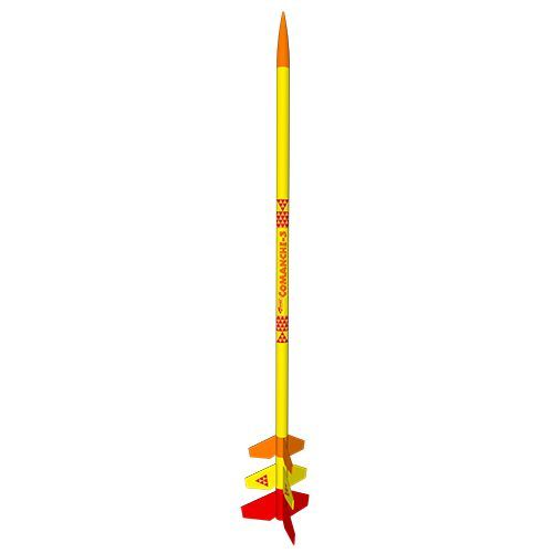 EST7245 Estes Comanche-3 Model Rocket Kit, Skill Level 3