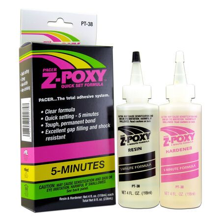 PAAPT38 ZAP Z-Poxy 5 Minute Epoxy Glue 8oz
