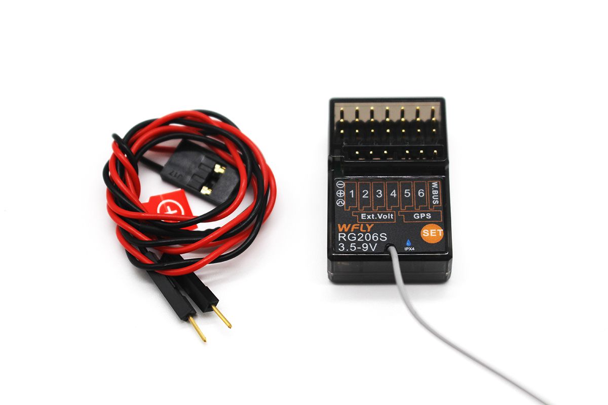 WFLRG206S WFly RG206S 6-Channel 2.4GHz Receiver WFLRG206S WFly RG206S 6-Channel 2.4GHz Receiver