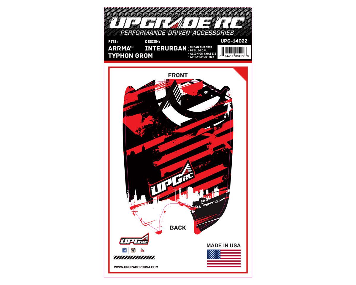 UPG-14022 UpGrade RC Chassis Protector for ARRMA™ Typhon Grom (InterUrban Red) (1)