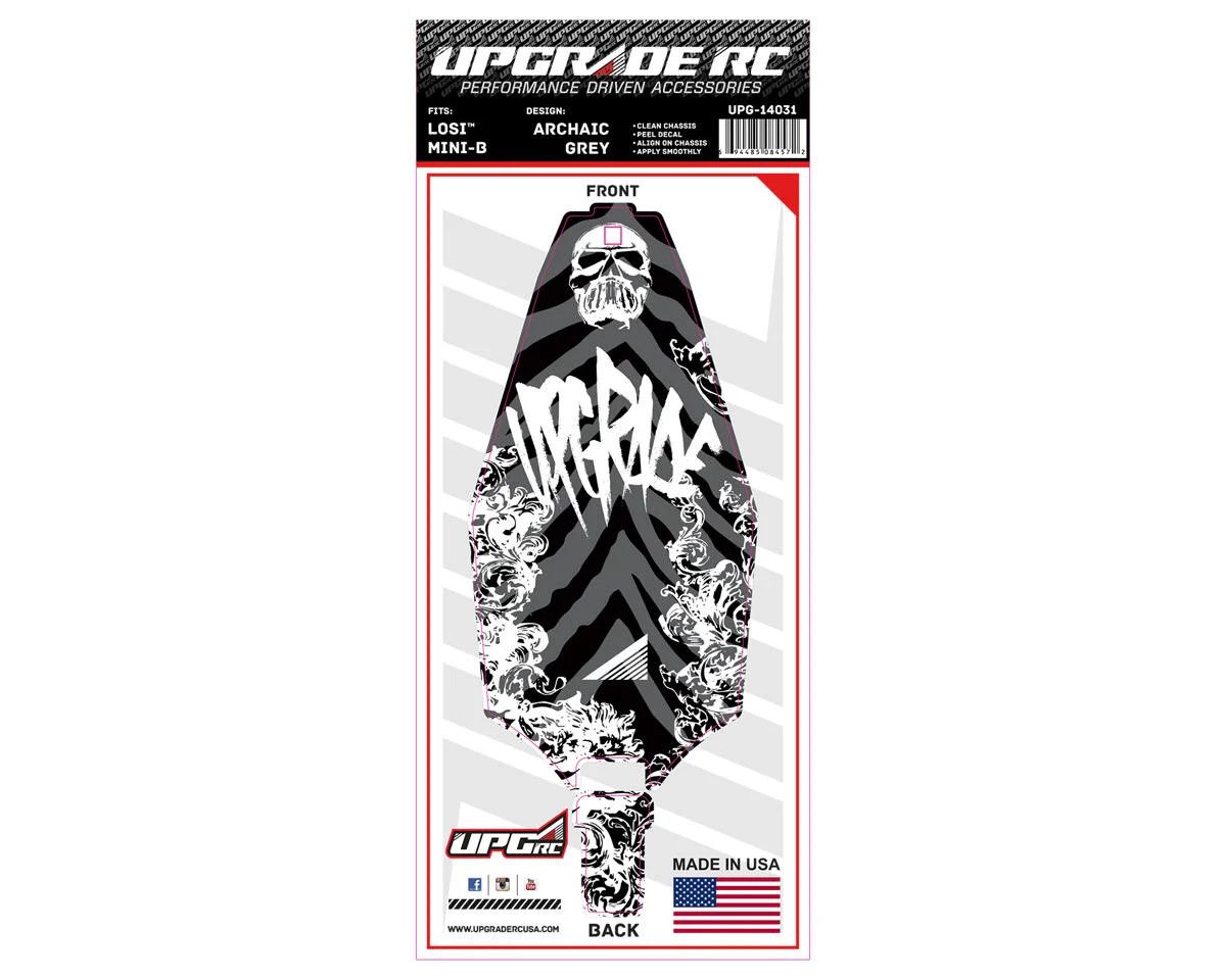 UPG-14031 UpGrade RC Chassis Protector for Losi™ Mini-B (Archaic Grey) (1)