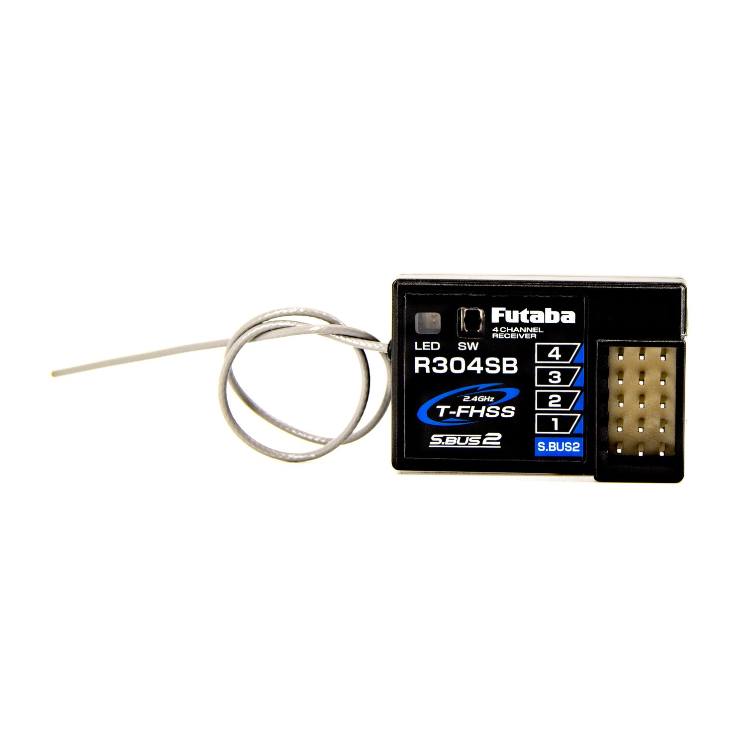 FUT01102179-3 Futaba R304SB 2.4GHz T-FHSS 4-Channel Telemetry Enabled Receiver