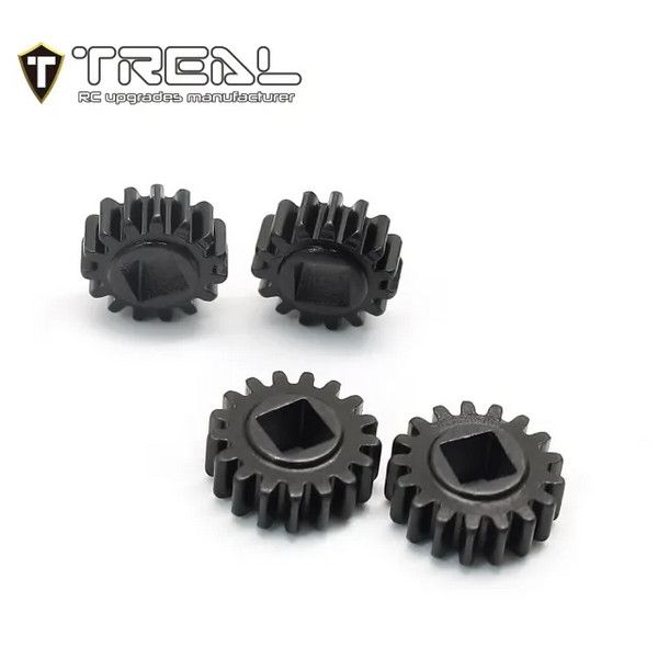 TREAL SCX24 Overdrive Portal Gears 15T/17T Harden Steel Gears Compatible with TREAL SCX24/TRX4M Portal Axles TREAL SCX24 Overdrive Portal Gears 15T/17T Harden Steel Gears Compatible with TREAL SCX24/TRX4M Portal Axles