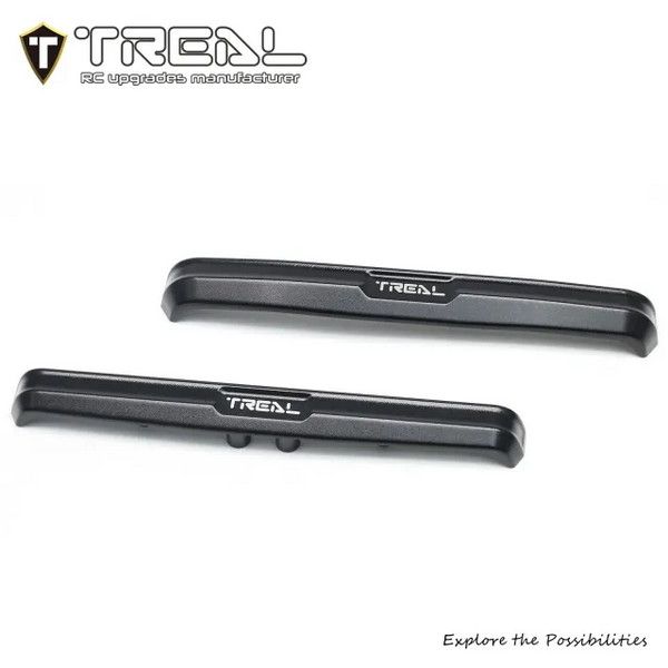TREAL Aluminum 7075 Front & Rear Bumper Upgrades for 1/18 TRX4M K10 High Trail RC Crawler Black TREAL Aluminum 7075 Front & Rear Bumper Upgrades for 1/18 TRX4M K10 High Trail RC Crawler Black