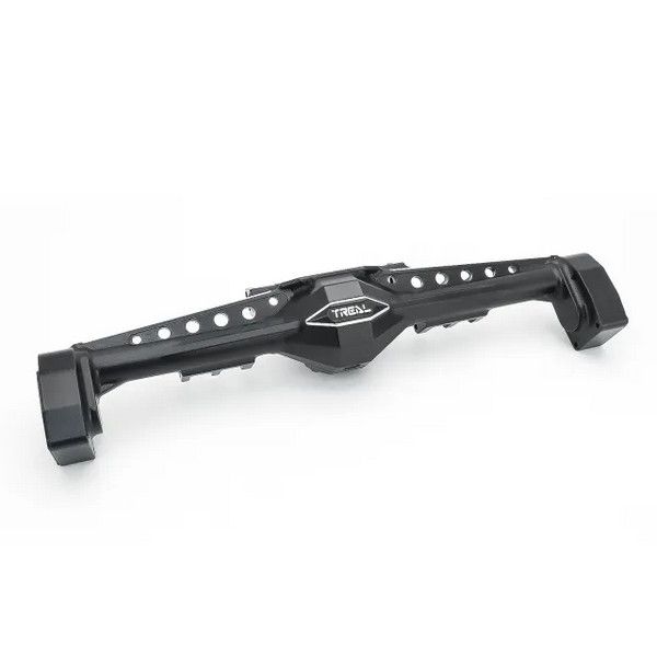 TREAL Capra Rear Axle Housing CNC Solid Billet Aluminum 7075 One-Piece Design (Black)